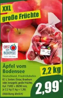 Norma Äpfel vom Bodensee Angebot