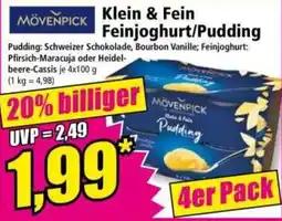 Norma MÖVENPICK Klein & Fein Feinjoghurt/Pudding Angebot