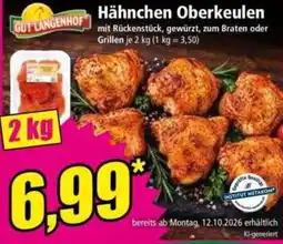 Norma Hähnchen Oberkeulen GUT LANGENHOF Angebot