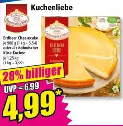 Norma Kuchenliebe Erdbeer Cheesecake Angebot