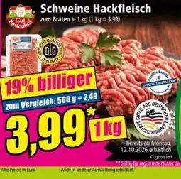 Norma Schweine Hackfleisch Gut Bartenhof Angebot