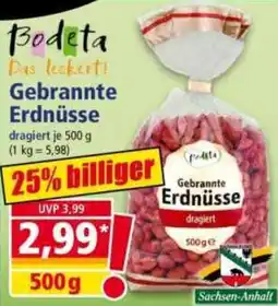 Norma Bodeta Gebrannte Erdnüsse Angebot