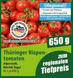 Norma Thüringer Rispentomaten Angebot