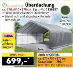 Norma GreenYard Überdachung Angebot