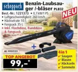 Norma scheppach Benzinsauger /-bläser PLB32 Angebot