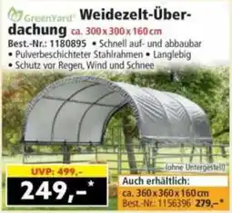 Norma GreenYard Weidezelt-Überdachung Angebot