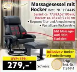 Norma Massagesessel mit Hocker Angebot