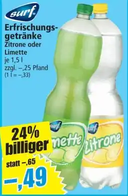 Norma Surf Erfrischungsgetränk Angebot