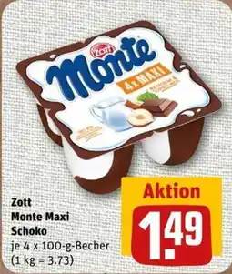 nahkauf Zott Monte Maxi Schoko Angebot