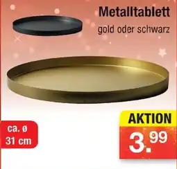 Zimmermann Metalltablett Angebot