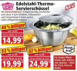 Norma Edelstahl-Thermo-Servierschüssel Angebot