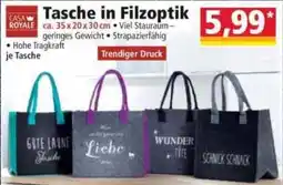Norma Tasche in Filzoptik Angebot