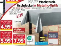 Norma bella casa Wachstuch-tischdecke in Metallic-Optik Angebot