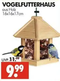 Wreesmann VOGELFUTTERHAUS aus Holz Angebot