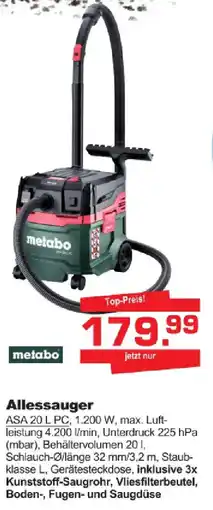 Baustoff-Zentrum Allessauger metabo Angebot