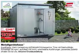 Baustoff-Zentrum biohort Metallgerätehaus Angebot