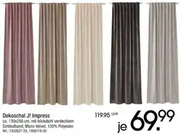 Zurbrüggen Dekoschal J! Impress Angebot