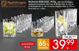 Zurbrüggen Nachtmann Becherset NOBLESSE, 18-tlg. Angebot