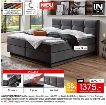 Boxspringbett Rio