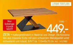 Zurbrüggen LINEA NATURA Couchtisch Angebot