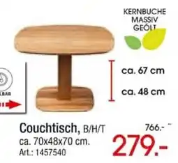 Zurbrüggen Linea Natura Couchtisch Angebot