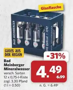 Combi Bad Meinberger Mineralwasser Angebot