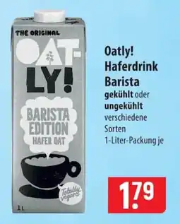 Famila Nord Ost Oatly! Haferdrink Barista Angebot