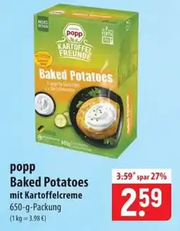 Famila Nord Ost popp Baked Potatoes mit Kartoffelcreme Angebot