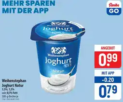 Famila Nord Ost Weihenstephan Joghurt Natur Angebot