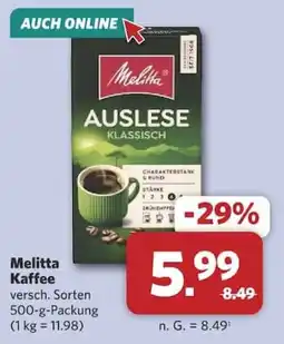 Combi Melitta Kaffee Angebot