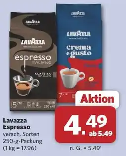 Combi Lavazza Espresso Angebot
