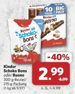 Combi Kinder Schoko Bons oder Bueno Angebot