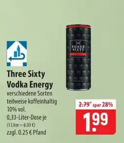 Famila Nord Ost Three Sixty Vodka Energy Angebot