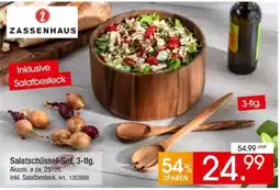 Zurbrüggen Zassenhaus Salatschüssel-Set Angebot