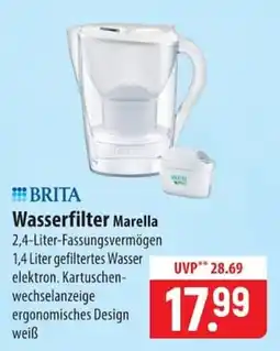 Famila Nord Ost BRITA Wasserfilter Marella Angebot