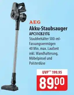 Famila Nord Ost AEG Akku-Staubsauger Angebot