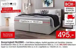 Zurbrüggen Welnova Boxspringbett PALERMO Angebot
