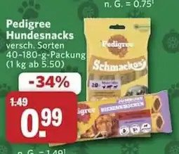 Combi Pedigree Hundesnacks Angebot