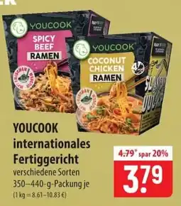 Famila Nord Ost YOUCOOK internationales Fertiggericht Angebot