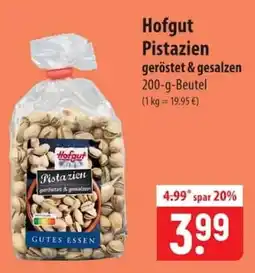 Famila Nord Ost Hofgut Pistazien Angebot