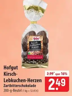 Famila Nord Ost Hofgut Kirsch-Lebkuchen-Herzen Angebot