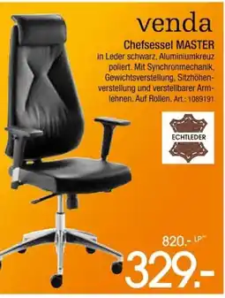 Zurbrüggen venda Chefsessel MASTER Angebot