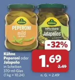 Combi Kühne Peperoni oder Jalapeño Angebot