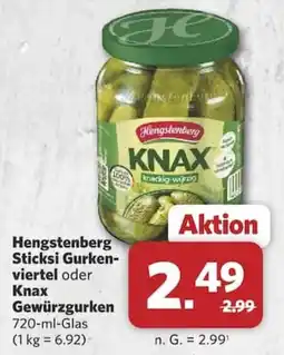 Combi Hengstenberg Knax Gewürzgurken Angebot