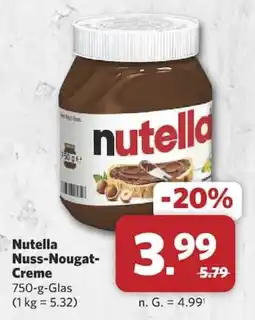 Combi Nutella Nuss-Nougat-Creme Angebot