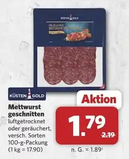 Combi KÜSTEN GOLD Mettwurst geschnitten Angebot