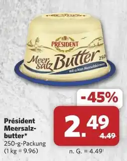 Combi Präsident Meersalz-butter Angebot