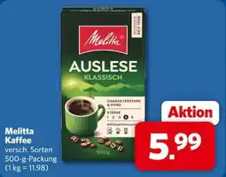 Combi Melitta Kaffee AUSLESE KLASSISCH Angebot