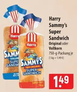 Famila Nord Ost Harry Sammy's Super Sandwich Angebot