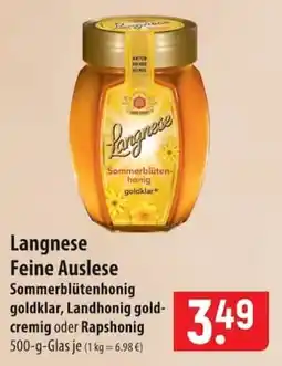 Famila Nord Ost Langnese Feine Auslese Sommerblütenhonig Angebot